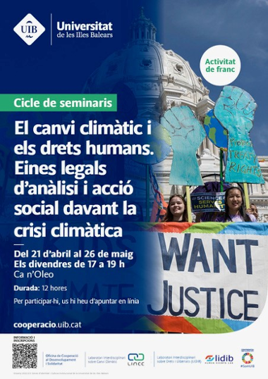 The LIDIB co-organises a series of seminars on climate change and human rights